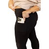 Women's Liz Crossover Bootcut Leggings with Pockets - Julia Rose - 4 of 4