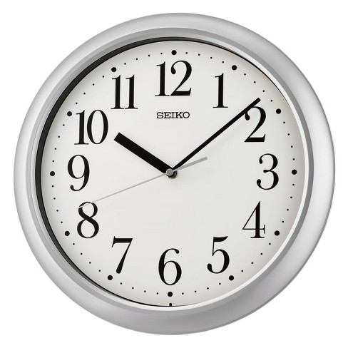 Seiko 1 Yori Wall Clock Silver Target