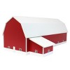 1/64 Red & White 60ft x 120ft Wooden Dairy Barn with Milk House STA-216 - 2 of 4