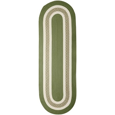 Colonial Mills Crescent Area Rug, 2x4, Moss Green