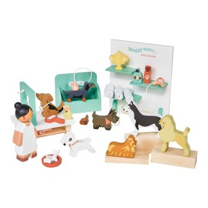 Tender Leaf Waggy Tails Dog Salon Wooden Playset - 1 of 4