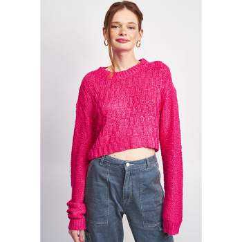 EMORY PARK Women's Cropped Pullover sweaters