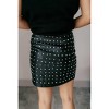 Women's Miley Faux Leather Mini Skirt - Her Entire Name Says Grace - 3 of 4
