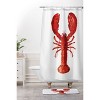 Deny Designs Artume Studio Watercolor Lobster Memory Foam Bath Mat Red - 4 of 4