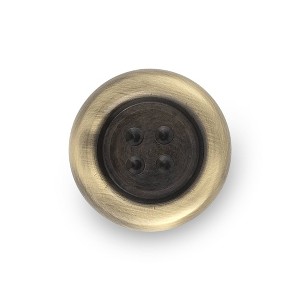 Dritz Brass Button Knob Antique Brass - 1 of 4