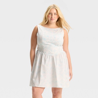 Women's Bow Back Mini A-Line Dress - Wild Fable™