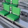 Emma and Oliver Set of 2 500 lb. Rated Lightweight Stadium Chair with Ultra-Padded Seat - 2 of 3