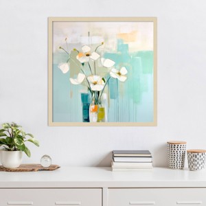 Amanti Art Flowers on the Window I by Irena Orlov Framed Wall Art Print - 1 of 4