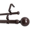 Urbanest Steel Ball Manhattan 1-inch 5-8 inch Double Drapery Curtain Window Rod Set - 3 of 4