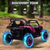 Ride On Car, Electric Car Toy, Remote Control, 24V 7AH Battery Powered Toy, 4-Wheeler Suspension, 2 Seater Ride on Toys for Kids - 3 of 4