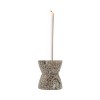 3.5" Soren Light Brown Marble Premium Small Taper Candle Holder - 4 of 4
