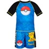 Pokemon UPF 50+ Rash Guard and Swim Trunks Outfit Set Little Kid to Big Kid - 3 of 4