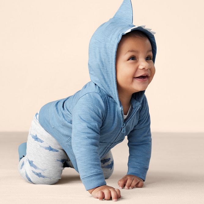 Carter's Just One You® Baby Boys' 3pk Short Sleeve Safari Bodysuit - Blue :  Target