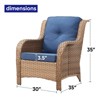POCASSY Wicker Rattan Outdoor Chairs - 4 of 4