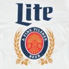 Adult Miller Lite Logo White T-Shirt - 2 of 3