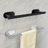 Attop bathroom silver towel rack, adhesive towel bar, hand towel holder, kitchen towel rack, no-drill towel rack, bathroom accessories. - 3 of 4