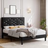 Twin/Full/Queen Size Bed Frame with Headboard, Modern Platform Bed with Wooden Slats Support, No Box Spring Needed & Noise Free - 2 of 4