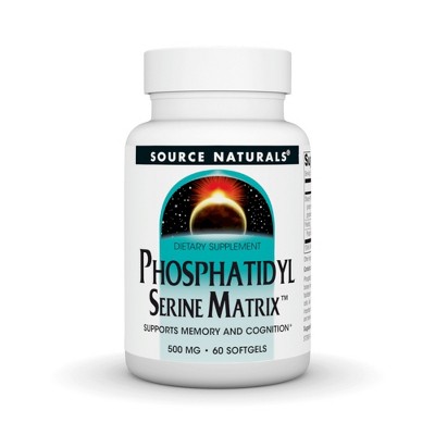 PhosphatidylSerine Matrix 500mg by Source Naturals, Inc.  -  60 Softgel