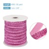 Unique Bargains Single Face Metallic Glitter Velvet Ribbon for DIY Crafts Gift Wrapping - 2 of 3