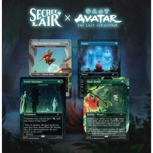 Magic the Gathering Secret Lair x Avatar: The Last Airbender - A Lot to Learn (Rainbow Foil Edition) - 1 of 4