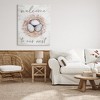 Stupell Industries Welcome To Our Nest Rustic Bird Egg Sign Canvas Wall Art - 2 of 4