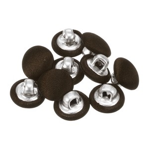 Unique Bargains Round Fabric Cloth Covered Sewing Buttons for Suits Dress 10 Pcs - 1 of 4