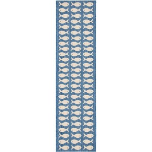 Courtyard CY6013 Power Loomed Indoor and Outdoor Rug - Safavieh - 1 of 4