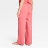 Women's Luxury Collection Shadow Striped Satin Pajama Pants - Auden™ - 2 of 4