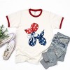 Simply Sage Market 4th Of July Balloon Dog Ringer Tee - 3 of 4