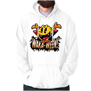 Halloween PACMAN Happy Waka-Ween Hoodie Sweatshirt Women Men Brisco Brands - 1 of 4