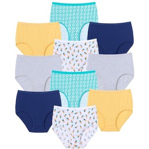 Comfort Choice Plus Size Full Coverage Cotton Brief 10-Pack - 1 of 4