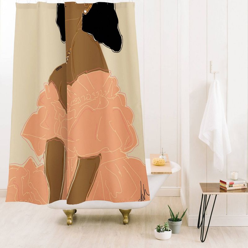 Gushin Over You Shower Curtain Pink - Deny Designs, 3 of 4