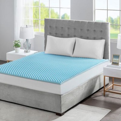 MAXZZZ All Season Reversible Hypoallergenic 1.5" Cooling Mattress Topper