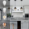 Vintage Farmhouse Pendant Light Rustic Metal Caged Pendant Lights Black Cage Hanging Lamp - 4 of 4