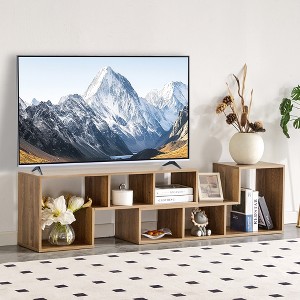 Lyngins 2 PCS Cube TV Stand,Free Combination Entertainment Center Media Stand,Open Storage Bookcase Shelf,TV Console for Living Room Bedroom - 1 of 4
