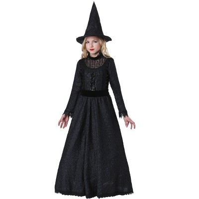 Halloweencostumes.com Medium Girl Moonlight Spider Witch Girl's Costume ...