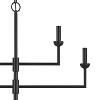 Globe Electric 6-Light Swivel Arm Chandelier Matte Black - 4 of 4