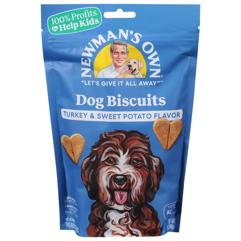 UPC 757645613408 product image for Newman's Own Turkey & Sweet Potato Biscuits Dog Treat - 10oz | upcitemdb.com