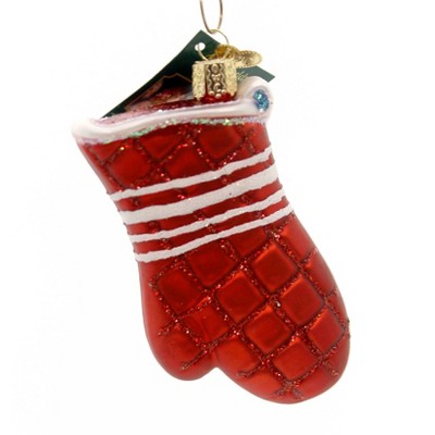 Old World Christmas 4.0" Oven Mitt Ornament Kitchen Baking Cooking  -  Tree Ornaments