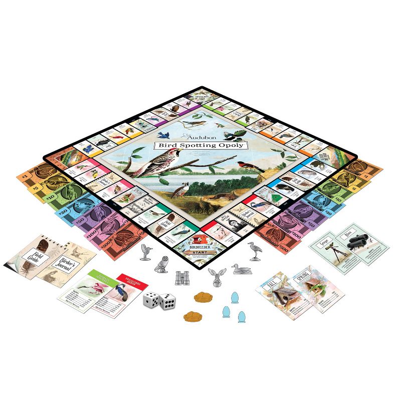 MasterPieces Opoly Family Board Games - Audubon Opoly, 3 of 8