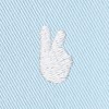 Dalix Lil Peace Sign Cotton Embroidered Cotton Cap Outdoor Bucket Hat Womens - 2 of 4