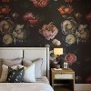 Tempaper & Co. 108"x78" Moody Painted Blooms Peel and Stick Wall Mural Black - 2 of 4