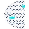 Beachcombers Crab Wave Melamine Platter - 2 of 4