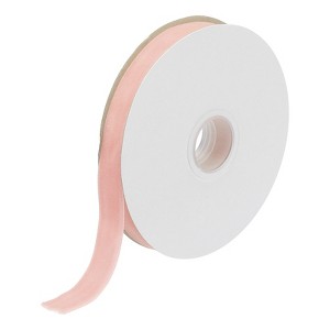 Unique Bargains Soft Single Face Spool Silky Velvet Ribbon for Bouquets DIY Crafts - 1 of 3