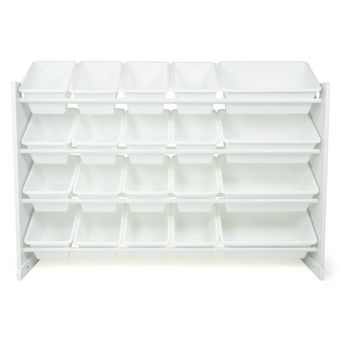 Cambridge Extra Large Kids Toy Storage Organizer With 20 Storage Bins White Humble Crew Mdf Bin Shelves 4 Shelves Target