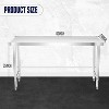 Commercial Stainless Steel Work Table with Open Base, Heavy Duty Prep Station for Kitchen, Restaurant, Home, Hotel - 3 of 4