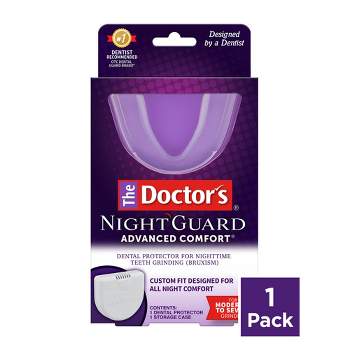 The Doctors Advanced Comfort Night Guard for Nighttime Teeth Grinding - 1ct Guard with Storage Case