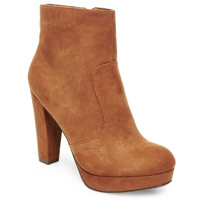 target cognac booties