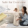 Mayshine Luxury Bathroom Mats, Ultra-Soft Bathmat, Plush Chenille Bathroom Rug Runner, Super Absorbent and Non-Slip, White, 47 x 27 in - 2 of 4