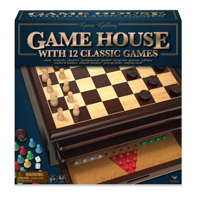 Game Gallery 12 in 1 Game House Board Game